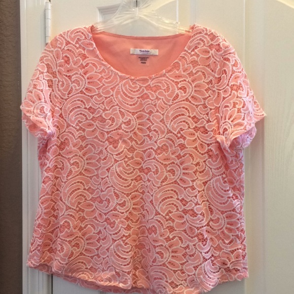 LADIES’ TanJay Petite Elegant Lace Summer Top (PM) - Picture 1 of 4
